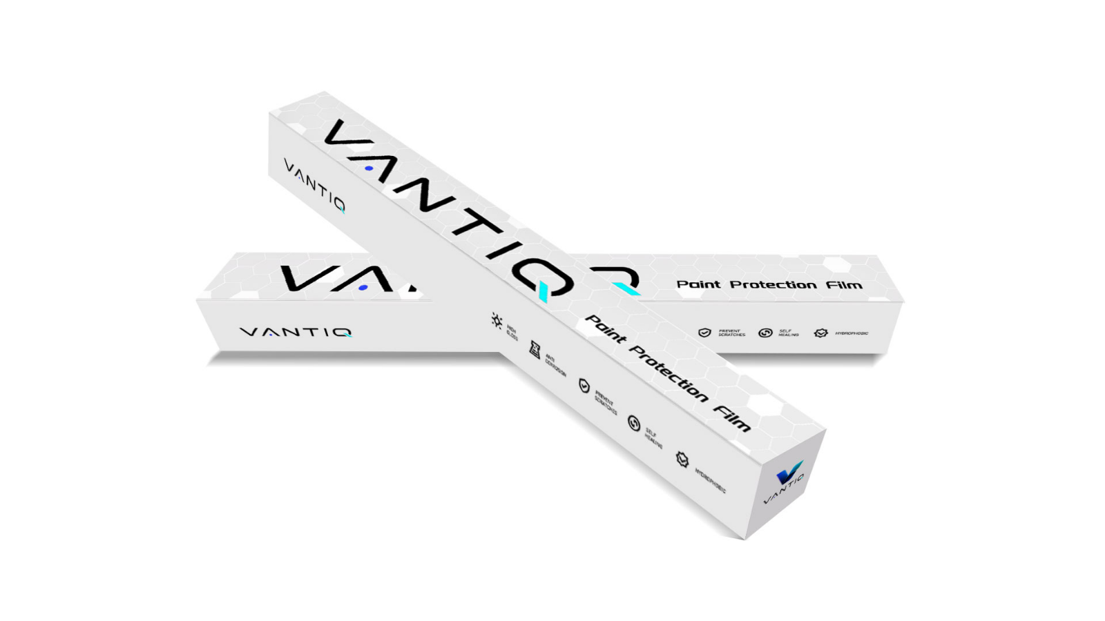 White VANTIQ PPF packaging concept